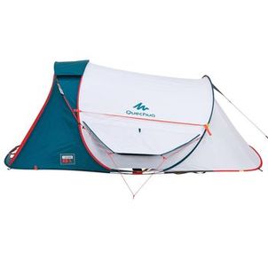 Barraca de Camping 2 Seconds 2XL Fresh & Black para 2 pessoas Quechua