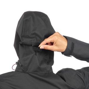 Jaqueta Feminina de Trilha Impermeável MH100 Quechua-preta