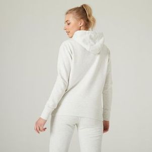 Moletom Feminino de Treino Domyos Branco