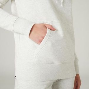 Moletom Feminino de Treino Domyos Branco