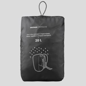 Mochila Viagem Compact Travel 20 L Forclaz Preto