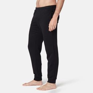 Calça Masculina de Ginástica Moletom Flanelada Domyos Preto