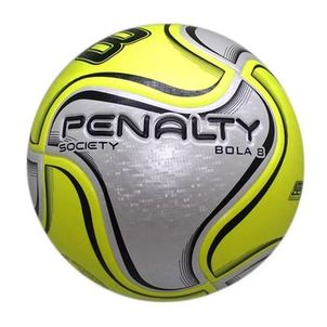 Kit Bola Society Penalty 8 X + Bomba de Ar
