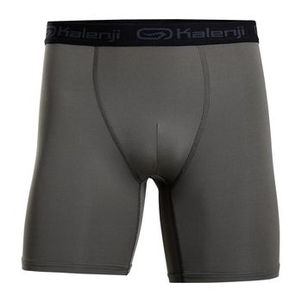 Cueca de Corrida Dry Boxer Kalenji Caqui