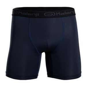 Cueca de Corrida Dry Boxer Kalenji Azul-escuro