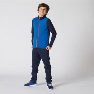 Conjunto Agasalho Infantil de Ginástica Azul Domyos