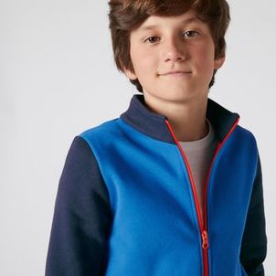 Conjunto Agasalho Infantil de Ginástica Azul Domyos