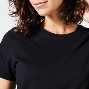 Camiseta Feminina de Ginástica Essentiel Domyos