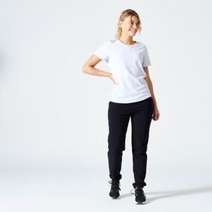 Camiseta Feminina de Ginástica Essentiel Domyos
