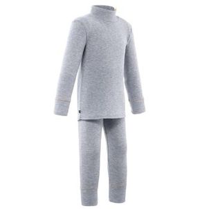 Blusa Segunda Pele Baby Inverno 100 Simple Warm Térmica Cinza