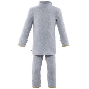Blusa Segunda Pele Baby Inverno 100 Simple Warm Térmica Cinza