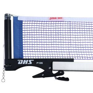 Rede de Tênis de Mesa DHS P106 Com Suporte e Régua CTTA Approved Sistema Alicate