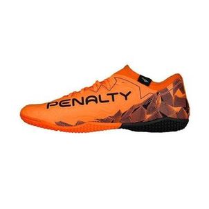 Chuteira Penalty Futsal RX Locker XXI - Laranja e Preta