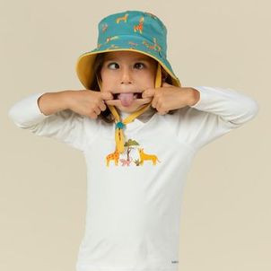 Chápeu de Bebê Natação Anti-UV Reversível Nabaiji