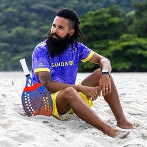 Raquete De Beach Tennis Speed Pro Sandever - Sandever