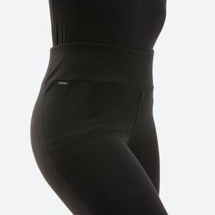Calça Segunda Pele Feminina Ski Timeless 500 Térmica Preto