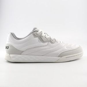 Chuteira de Futsal Escudo Pro Couro MFoam Kipsta Branco