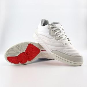 Chuteira de Futsal Escudo Pro Couro MFoam Kipsta Branco