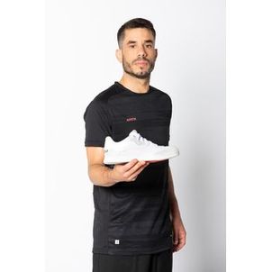 Chuteira de Futsal Escudo Pro Couro MFoam Kipsta Branco