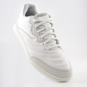 Chuteira de Futsal Escudo Pro Couro MFoam Kipsta Branco