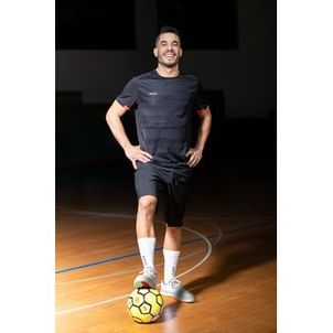 Chuteira de Futsal Escudo Pro Couro MFoam Kipsta Branco