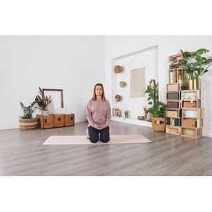Banco de Yoga Dobrável para Meditação em Madeira Domyos