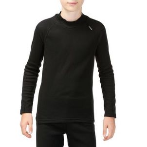Blusa Segunda Pele Infantil Inverno 100 Simple Warm Térmica Preta