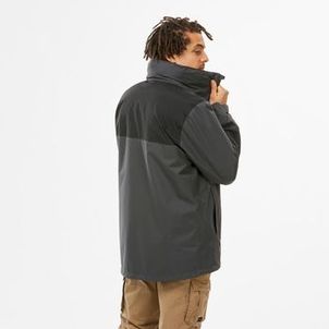 Jaqueta 3 em 1 Masculina Trilha 100 Impermeável Térmica Quechua Cinza