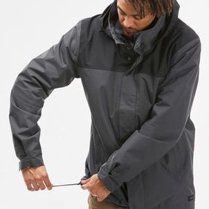 Jaqueta 3 em 1 Masculina Trilha 100 Impermeável Térmica Quechua Cinza