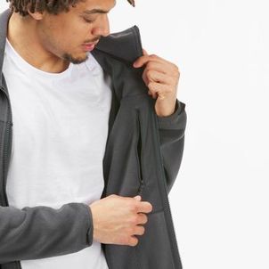 Jaqueta 3 em 1 Masculina Trilha 100 Impermeável Térmica Quechua Cinza
