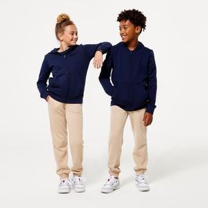 Jaqueta Infantil de Ginástica com Ziper Domyos