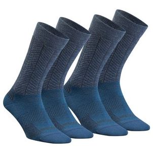 Meias quentes para trilha SH500 Mid - Pacote com 2 pares