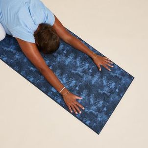 Tapete de Yoga Lótus XL 173cm x 61cm x 8mm KimJaly Azul