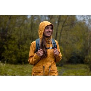 Jaqueta Feminina Trilha 100 Impermeável Quechua Amarelo