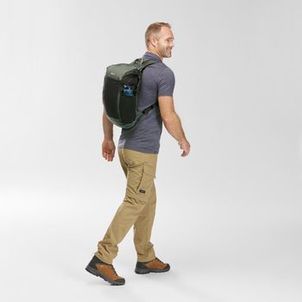 Mochila Viagem Compact Confort 25L Forclaz Caqui