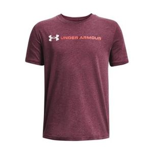 Camiseta Under Armour Logo Team Issue Wordmark Ss Infantil - Vinho