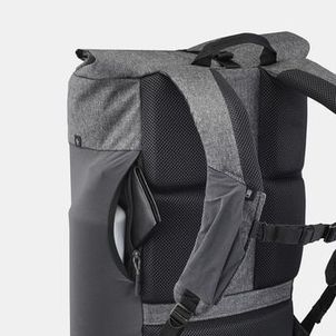 Mochila de Trilha NH Escape 500 Rolltop 32 Litros Quechua-cinza