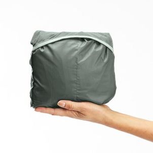 Jaqueta Feminina Trilha 100 Impermeável Quechua Caqui