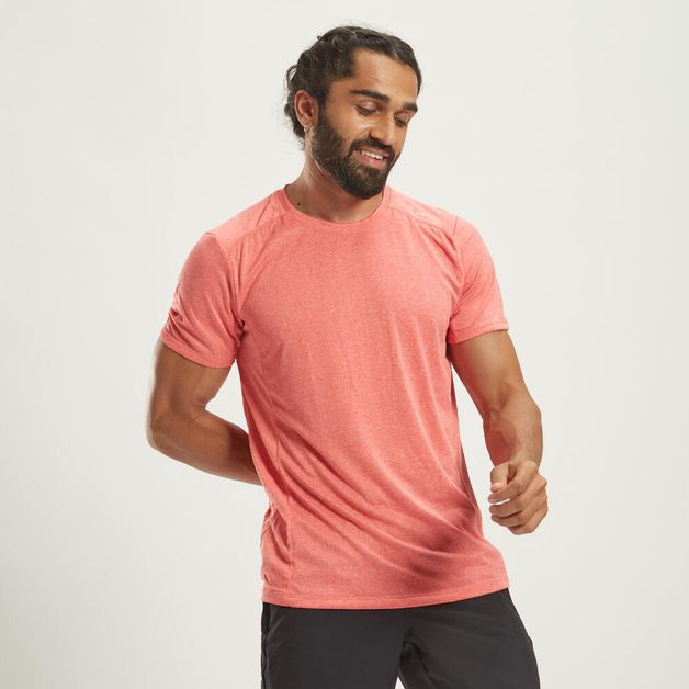 Camiseta masculina de Treino Cardio 100, vermelha, M