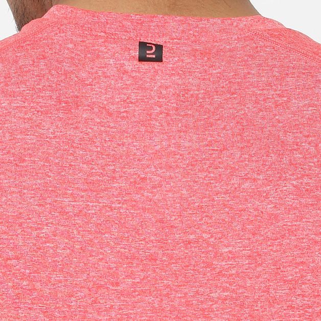Camiseta masculina de Treino Cardio 100, vermelha, M