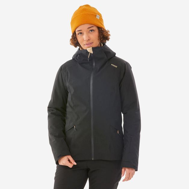 Ski jkt 500 w red, uk8 / eu s Preto-fumê G