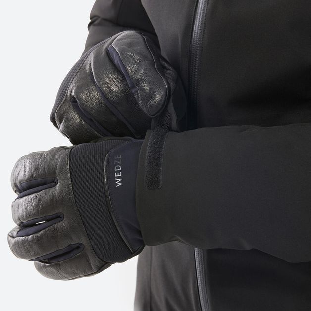 Ski jkt 500 w red, uk8 / eu s Preto-fumê G