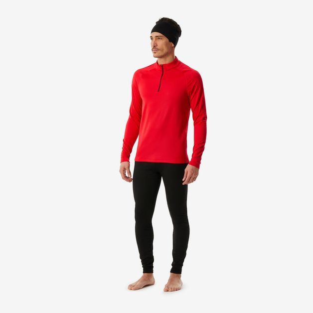 Bl ski 500 1/2 zip top m dark grey, xs Vermelho-fluorescente 4G