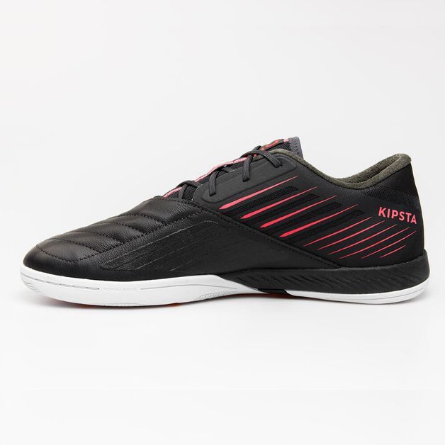 Chuteira de Futsal Ginka Pro Powerplay Edition Kipsta, cinza-escuro, 41 BR