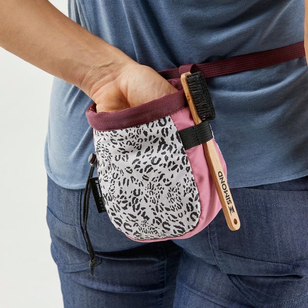 Chalk bag size m recycled red, no size Rosa UNICO