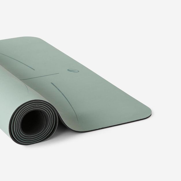 Yoga mat grip+ 4mm light blue, no size Verde UNICO