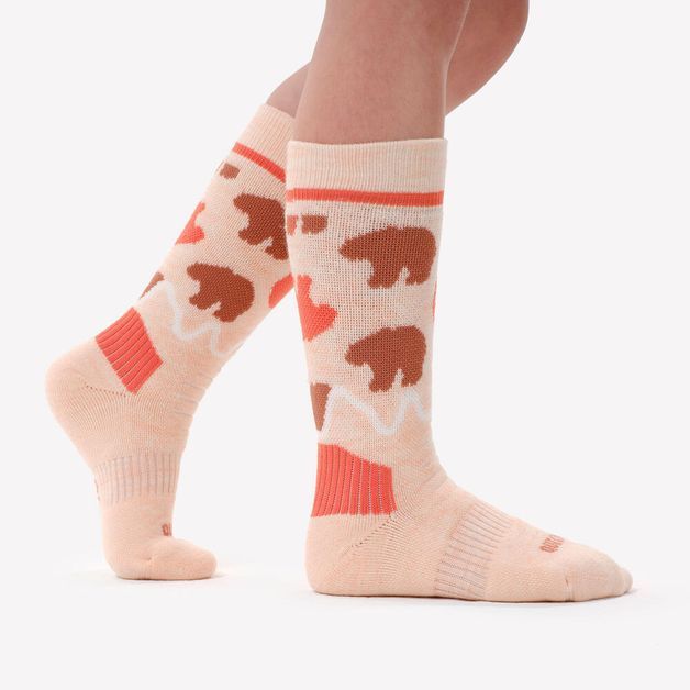 Socks warm sh100 jr, uk 2.5-5 - eu 35-38 Begê-claro 35/38