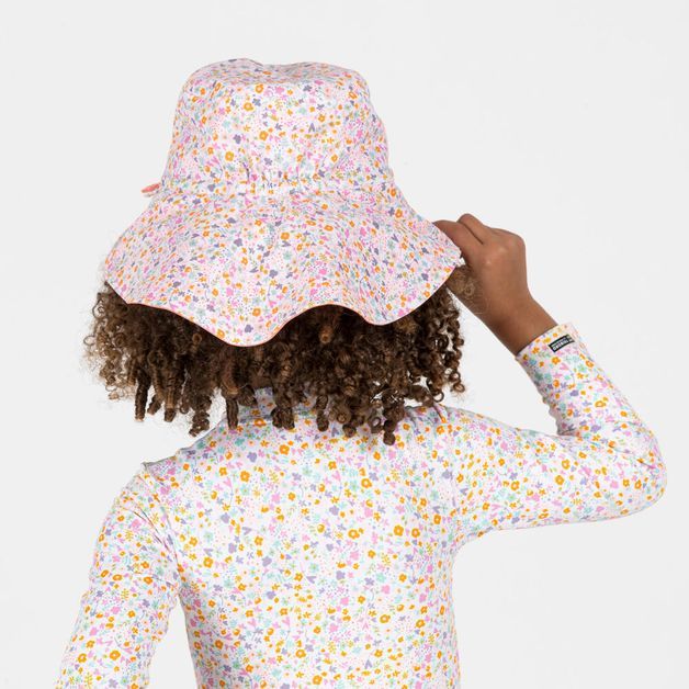 Uv protect long hat, 3-5years/3'1"-3'7" Coral 3-5 ANOS