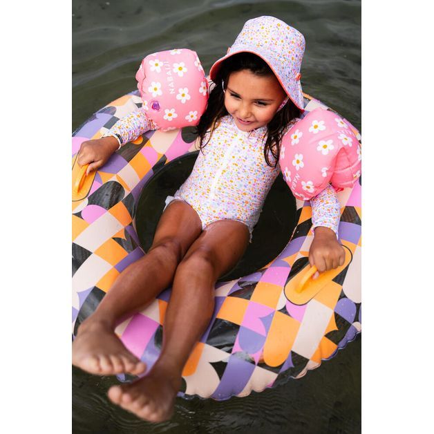 Uv protect long hat, 3-5years/3'1"-3'7" Coral 3-5 ANOS