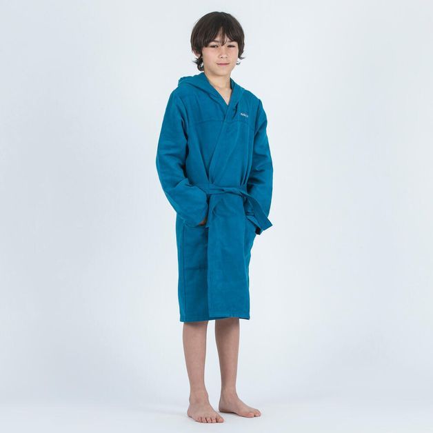 Bathrobe mf junior blue, 161-172cm14-15y Azul 4-5 ANOS